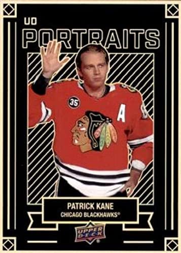 2022-23 סיפון עליון UD דיוקנאות P-8 Patrick Kane Chicago Blackhawks NHL הוקי כרטיס מסחר
