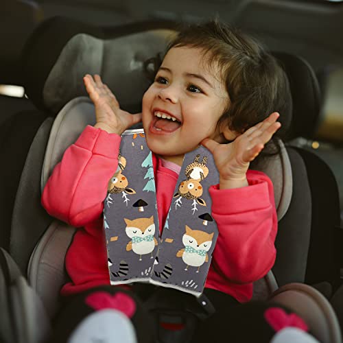 כיסויים לחגורת בטיחות של רכב לתינוקות של Reflyaway לילדים, 2 יח 'כרית כיסוי לחגורת בטיחות לרכב,