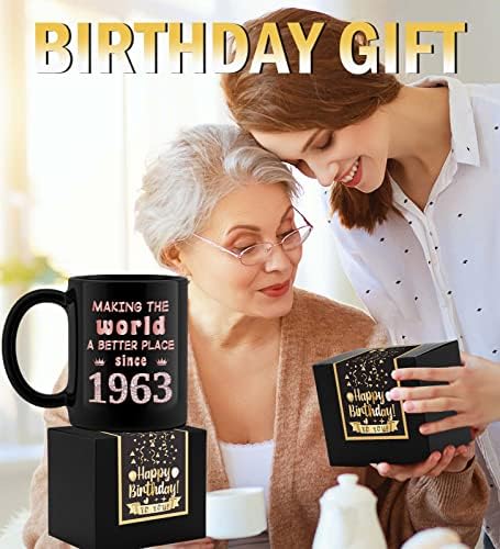 מתנות יום הולדת 60 לגברים נשים, מתנת יום הולדת 60, קישוטים למסיבת יום הולדת בת 60, וינטג ' - שישים
