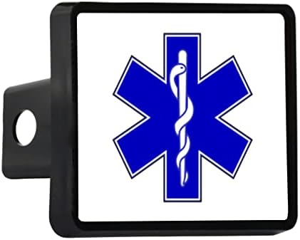 EMT EMS Star of Life Trailer Traint Covit Plug רעיון מתנה רעיון פרמדיק אמבולנס