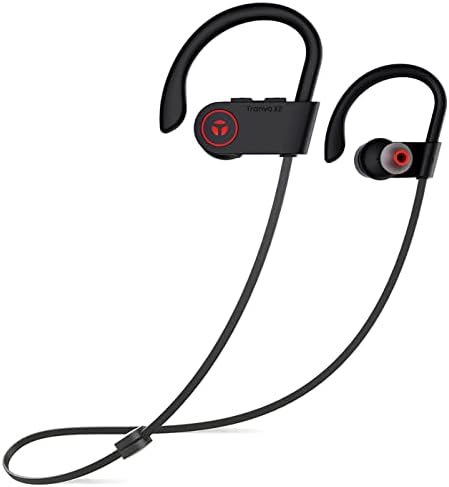 TRANYA X2 אוזניות ספורט אלחוטיות, אוזניות Bluetooth עם טעינה של 12 שעות משחק Clayt Type-C, נהג 11 ממ לצליל פרימיום,