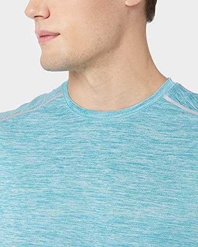 32 מעלות חולצת טריקו אקטיבית אולטרה-קולית לגברים / התאמה דקה / נושמת / מנדפת לחות / אנטי ריח / רפלקטיבית