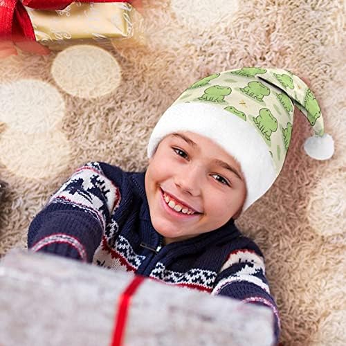 חמוד צפרדע חג המולד כובע רך קטיפה סנטה כובע מצחיק כפה עבור חג המולד לשנה חדשה חגיגי מפלגה