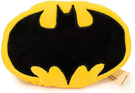 צעצוע כלב אבזם קטיף באטמן עטלף אייקון צהוב שחור