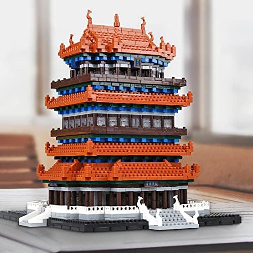 2761 יחידות סיני עתיק מפורסם מבנים דגם מיני לבנים, טירת דגם בניין ערכת, העולם מפורסם בניין ערכת, למבוגרים