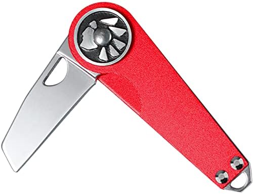 פוקסמוקס מחזיק מפתחות סכין נייד מיני כיס סכין, נירוסטה קומפקטי להב, אדק סכין, אביזרים יצירתיים מתנה עבור גברים