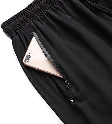 מוהם גברים מכנסיים קצרים יבש מהיר משקל קל משקל אימון אימון מכנסיים קצרים פעילים עם כיסי רוכסן