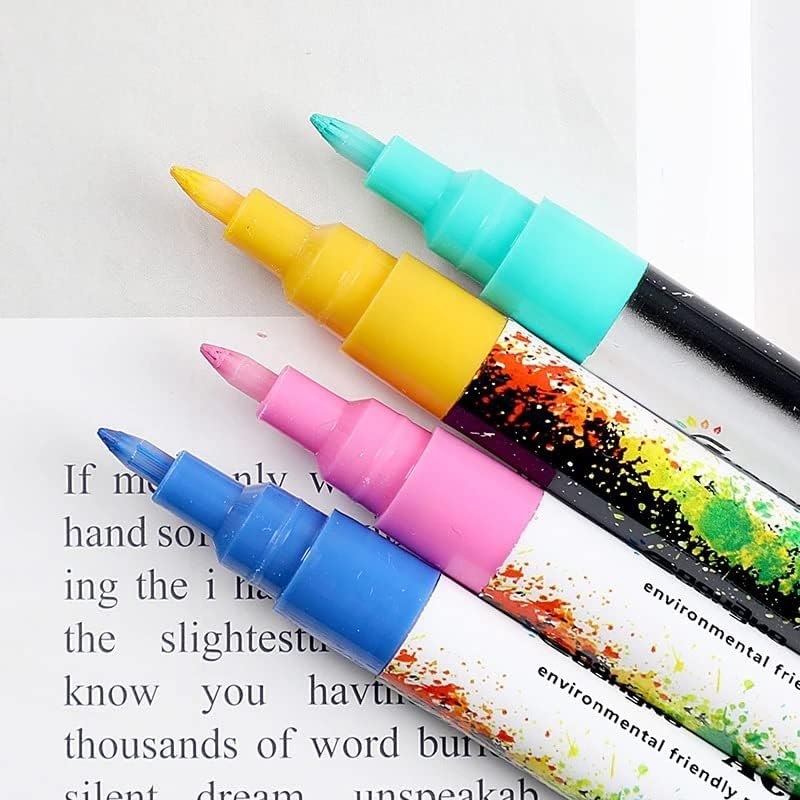 צבעי Walnuta צבע אקרילי סמן עט עט עט עט עט לסלע קרמיקה ספל חרסינה ספל בד עץ בדים בדים