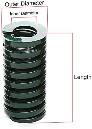 קפיצי דחיסה מתאימים לרוב התיקון I 1 עובש ירוק קפיץ דחיסת חותמת למות קפיץ כבד קוטר חיצוני 40 ממ x קוטר פנימי