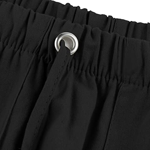 מכנסי פשתן כותנה של Jorasa Mens, מכנסי חוף יוגה משיכה מכנסיים היפי מזדמנים מודפסים מכנסיים לכיסים קלים מכנסי