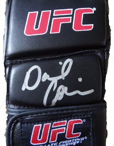 דניאל קורמייר חתימה על חתימה UFC אימונים כפפת קרב עם הוכחה, תמונה של דניאל חותמת לנו, אליפות אולטימטיבי לחימה,