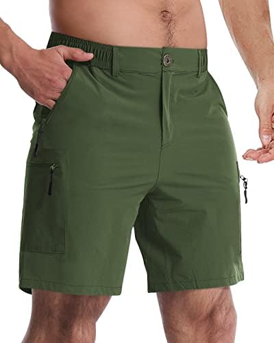 Lempue Mens Tilling Cargo מכנסיים קצרים מהיר יבש משקל קל משקל גולף קצרים גברים גברים מזדמנים עובדים