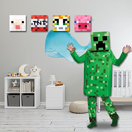 Zhiend 4-PACK PIXEL VIDEO GAME CANVAS CANVA