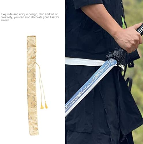 מקרי קאבילוק מחזיק שקית נשיאה סמוראית יפנית: שקית אחסון עם רצועה משי קטאנה בוקקן ליפנית קטנה וואקיזאשי יפנית