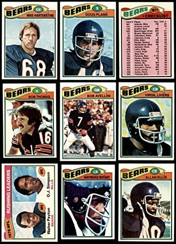 1977 Topps Chicago Bears Team Set Chicago Bears NM Bears