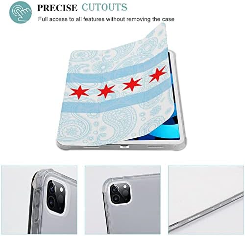 Chicago Paisley Flag Trifold Case Case Stockience Case Coar