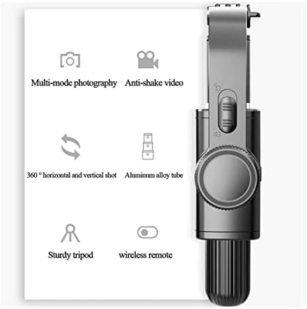 מייצב טלפונים ניידים Purrre, Anti Shake כף יד PTZ, מראה ציר יחיד, מקל Selfie חצובה