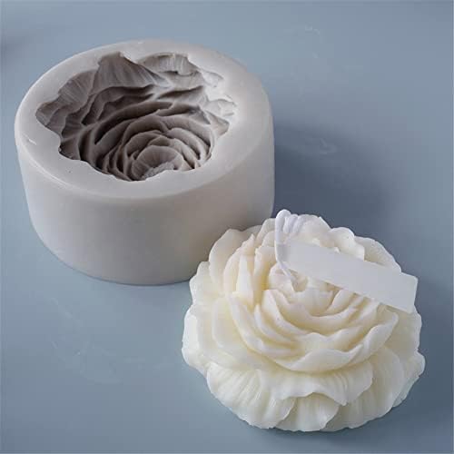 GoodTake תבניות נרות פרחי אדמונית, תבניות להכנת סבון להכנת נרות, עובש סיליקון אפיית שוקולד