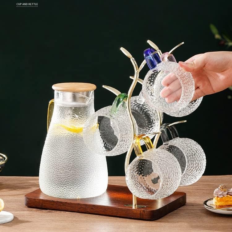 יצירתי כוס מחזיק ביתי מים מחזיק כוס ניקוז מדף אחסון קפה תה כוס מחזיק זכוכית ספל קולב