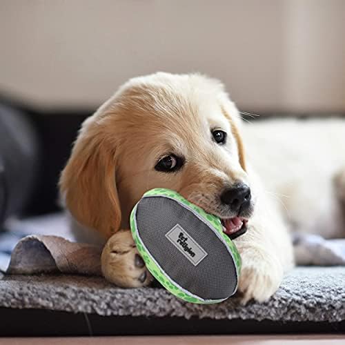 דת חיית מחמד צעצועי כלבים קטנים כדורגל כלבים קטיפה כדורגל בהיר ירוק ואפור שילוב בטוח על שיניים עם צעצועים לעיסת