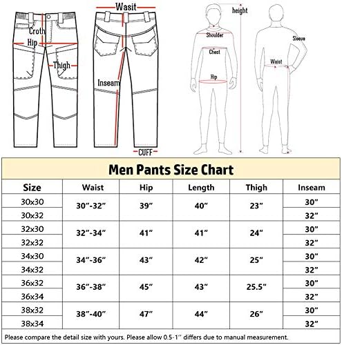 מכנסיים טקטיים חיצוניים של גברים קרווורניים קרעים קלים משקל קל משקל מטען צבאי מכנסי טיול מכנסי טיול