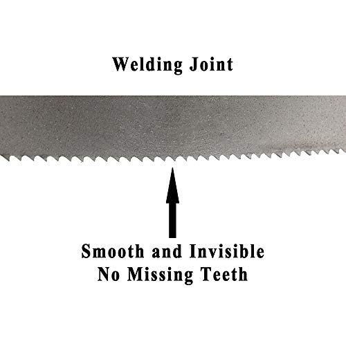 Imachinist S1053414 M42 105 ארוך, 3/4 רוחב, 0.035 להבי פס דו-מתכתיים עבים לשיניים משתנות מתכת
