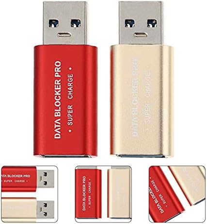 מפעלים מטענים USB מתאמי USB 8 יחידות כנגד נתוני מטען מגדרי למניעת חוסמים מטען נשי- מחבר שינוי USB עבור מתאם