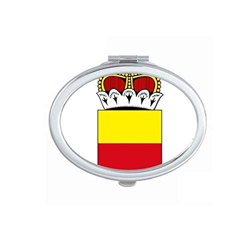 ליכטנשטיין לאומי סמל מראה נייד לקפל יד איפור כפול צד משקפיים