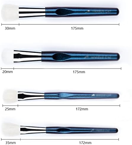 מברשת קוסמטיקה של WINC-25PCS מברשות איפור סט-צבע משתנות ידית יופי כלי-רך שיער מקצועי (צבע: A, גודל