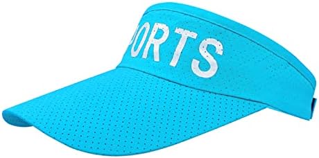 נשים גברים ספורט מגן שמש כובע, ריק למעלה בייסבול כובע מתכוונן גולף כובע שמש הגנת כובע ספורט טניס כובע