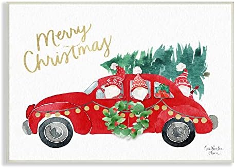 תעשיות סטופל סנטה גנומים נוהגים בחופשת מכוניות חג המולד, עיצוב מאת Heatherlee Chan