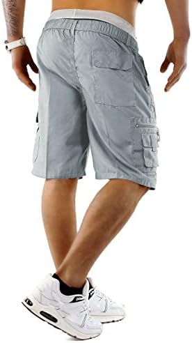 מכנסיים קצרים מטען חיצוניים קזים של FiRero גברים קלים עם מכנסיים קצרים מטען חיצוניים עם כפתור רוכסן מכנסיים קצרים