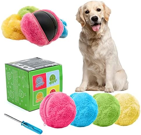 פעיל מתגלגל כדור לכלבים-פוף לשחק כדור לכלבים - קסם מתגלגל כדור אוטומטי פוף לשחק כדור לכלבים-אינטראקטיבי
