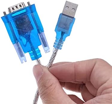 CH340 USB עד RS232 יציאה טורית 9 סיכה DB9 כבל סדרתי מתאם יציאת COM תמיכה בתמיכה 1 יח '