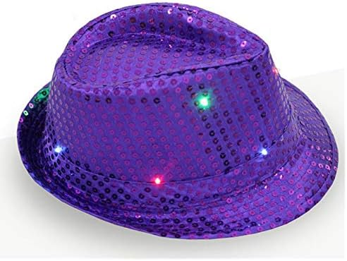 להתלבש לשני המינים ריקוד צבעוני אור הוביל מהבהב מסיבת כובע נצנצים מפואר בייסבול כובעי כובע מדפי עבור