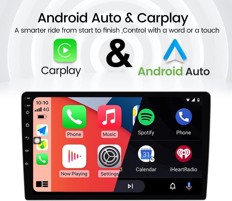 סטריאו רדיו לרכב לג'יפ מצפן 2 MP 2017 2018, Biorunn Android 11 10.1 אינץ