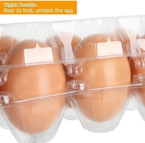 זופורטי פלסטיק ביצת קרטונים בתפזורת-50 חבילה ברור ביצת קרטונים ריק עוף ביצת מגש לשימוש חוזר ביצת קרטון מחזיק