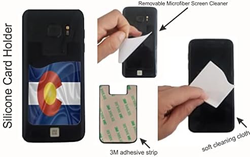 עיצוב דגל מדינת קולורדו - Silicone 3M דבק כרטיסי אשראי נקל