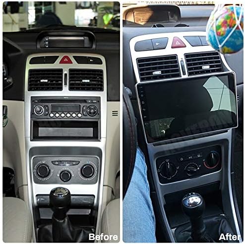 רוברון רכב סטריאו לפיג ' ו 307 2002-2013 עם אנדרואיד ניווט רדיו מולטימדיה מגע מסך