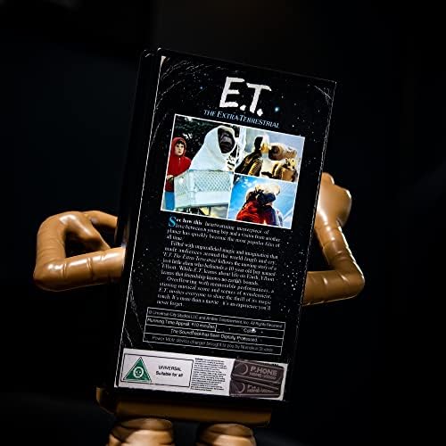 Power Idolz מאת Numskull E.T. מחזיק טלפון מטען אלחוטי VHS - תואם למכשירים המאפשרים QI, סחורה מהירה