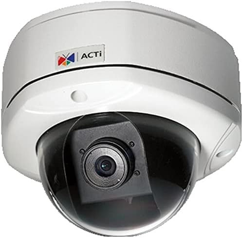 Acti KCM-7111 4MP IP יום/לילה מצלמת כיפה מחוספסת הוכחה על ידי Vandal, לבן, לבן