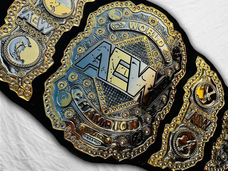 חגורת שניפות עולמית של AEW - חגורת האבקות באליפות כבד במשקל כבד - חגורת תואר - חגורת כיפוף עולמית