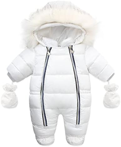 תינוקת תינוקת ילד ילד חורף מעילים חמודים בגדי ז'קט פעוטות בגדים רוכסן סרבל סרבל שלג עם שלג לבוש מעילי