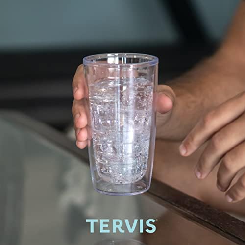 TERVIS תוצרת ארהב כפולה של לוח הכוס הכפול של סתיו סתיו אדום מבודד כוס כוס כוסות משקאות קרים וחמים,