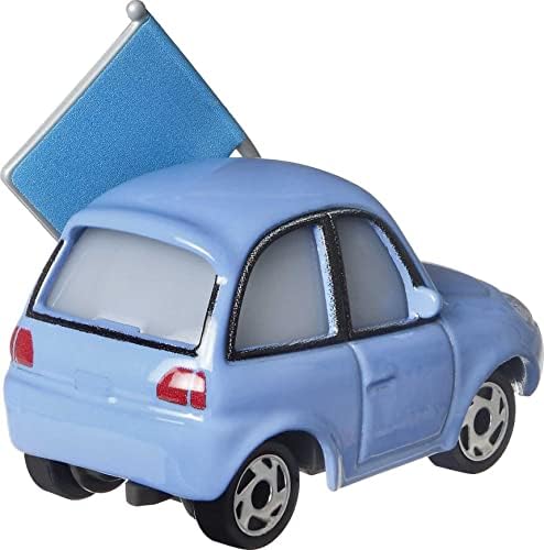 צעצועים של דיסני מכוניות מתים מת'יו אמת כחול מק'קרו, 1:55 סולם רכב דמות אהוב על המאוורר למירוצים