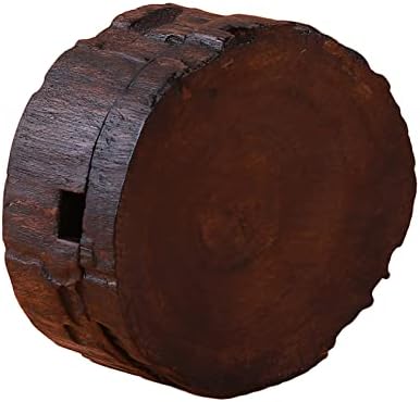 מכסה Ashtrayashtray יוהיאן עץ יצירתי עם מכסה מאפרה ספא שולחן קישוט קישוט