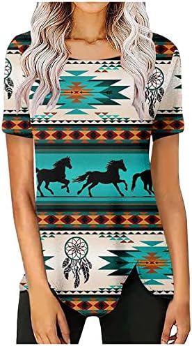 Lytrycamev חולצות קצרות לנשים טרנדות טרנדיות צמרות קיץ יוצאות חולצות חלונות מזדמנים לבושות