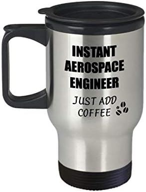 מהנדס אווירי ספל נסיעות מיידי רק הוסף קפה רעיון מתנה מצחיק לעמיתים עמיתים נוכחים בדיחה משרד תה מבודד מכסה