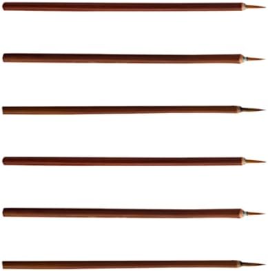 עטים יפניים עטים יפניים עטים יפניים מברשות צבע יפניות מברשות אמן סט אמן מצבע: 6 יחידות ציור שמן