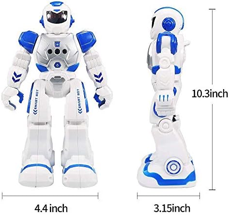 רובוט שלט רחוק סיקאי לילדים, רובוט לתכנות אינטליגנטי עם צעצועי בקר אינפרא אדום, ריקודים, שירה, הליכת